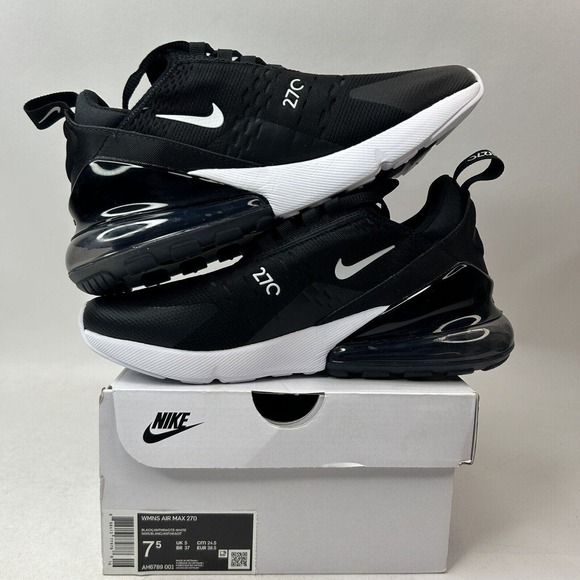 Nike Shoes Air Max 270 WMNS “Black White” 2024 - Picture 3 of 5